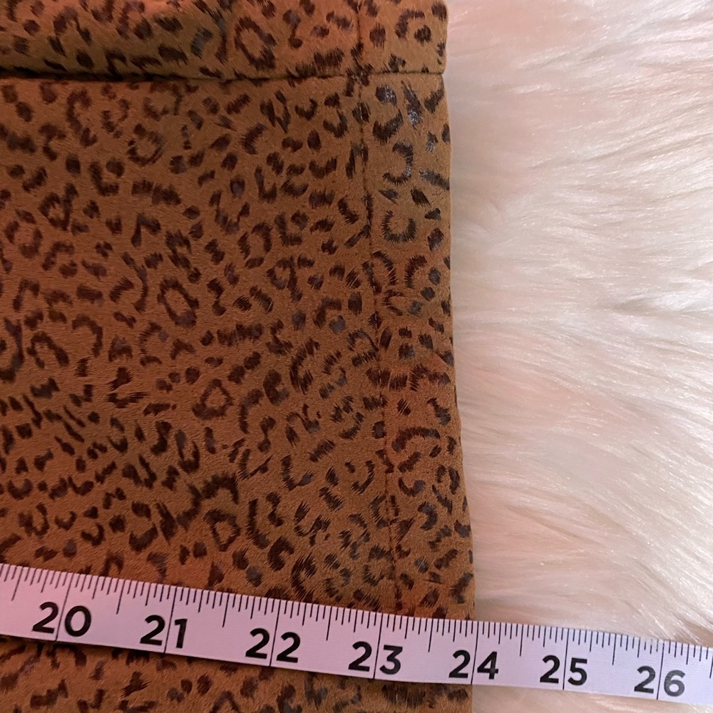 Leopard Print Open Front Jacket - Picture 9 of 10